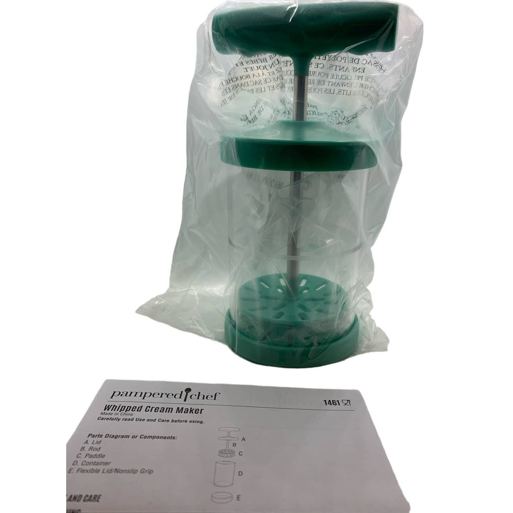 Pampered Chef 1461 Whipped Cream Maker